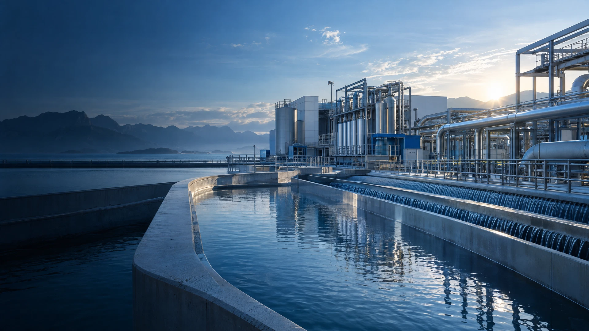 Editorial water infrastructure visual for Electrocapacitive